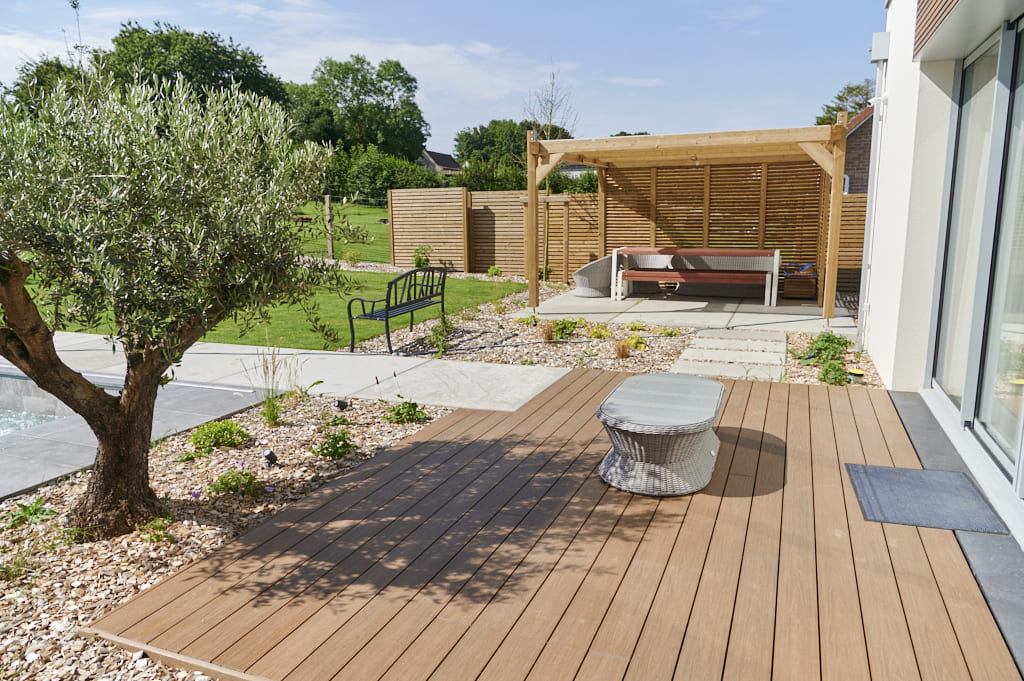 terrasse exotique horizon espaces verts