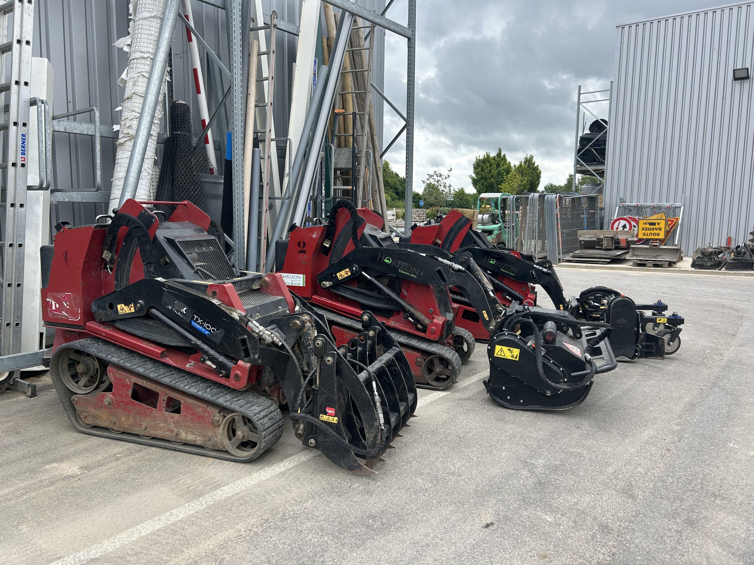 Horizon Espaces Verts engin de chantier